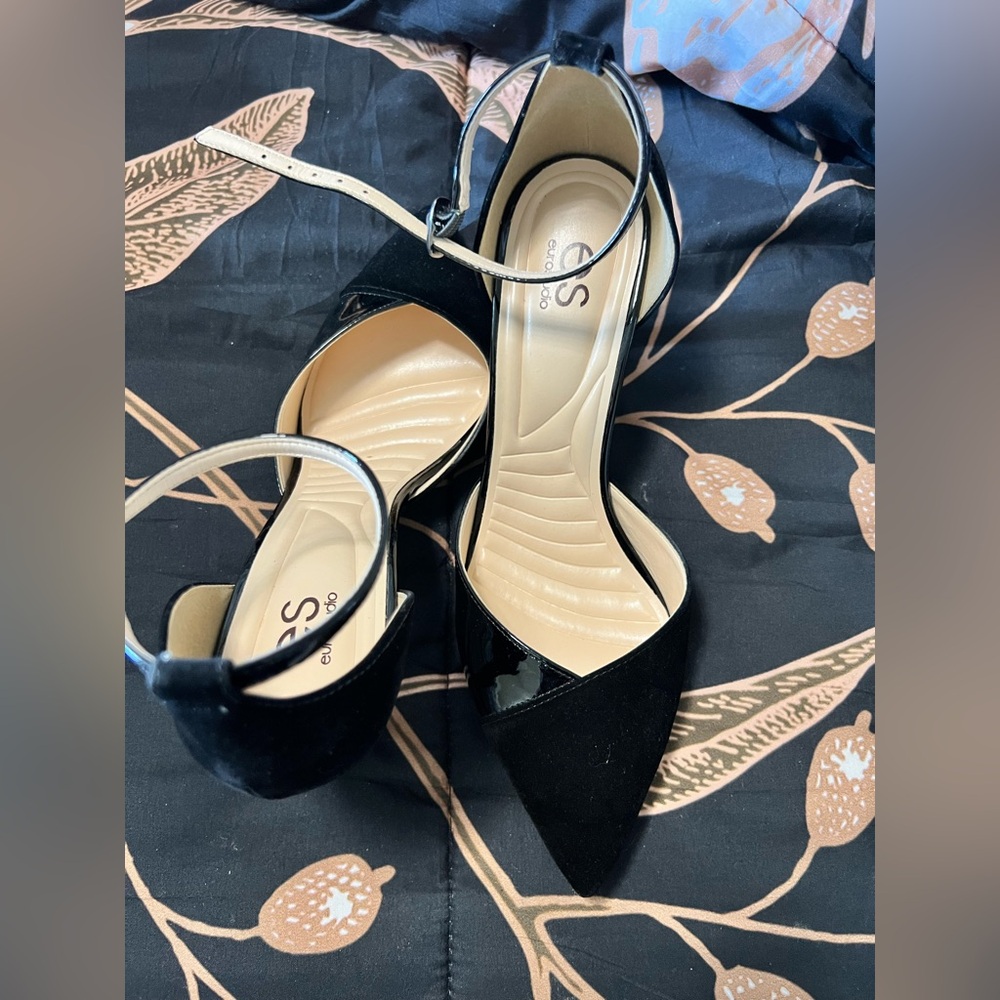 Elegant Black Women's Heel Shoes